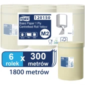 Tork Centerfeed Maxi M2 ręcznik papierowy 300m żół-24631