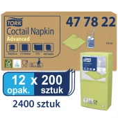 Tork limonkowa serwetka koktajlowa 24x24 200szt-22812