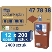 Tork terracotta serwetka koktajlowa 24x24 200szt-22821