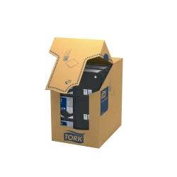 Tork czarna serwetka koktajlowa 24x24 200szt-25447