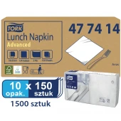Tork biała miękka serwetka lunchowa 33x33 150 szt-22809