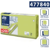Tork limonkowa serwetka lunchowa 33x33 200 szt-22822