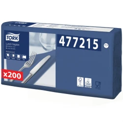 Tork ciemna niebieska serwetka lunchowa 33x33-25412