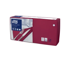 Tork bordowa miękka serwetka lunchowa 33x33 150szt-25419