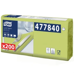 Tork limonkowa serwetka lunchowa 33x33 200 szt-17207