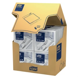 Tork biała serwetka obiadowa 39x39 100szt-25427