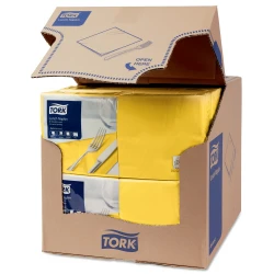 Tork żółta serwetka lunchowa, 33x33cm,200szt-25455