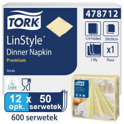 Tork Linstyle® szampańska serwetka obiadowa 39x39-22826
