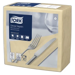 Tork piaskowa serwetka obiadowa 39x39 150szt-17692