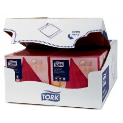 Tork Linstyle® bordowa serwetka obiadowa 39x39-25479