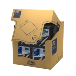Tork Textured czarna serwetka obiadowa 39x39 50szt-26903