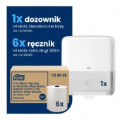 Starter Pack H1: Ręcznik 120059 + Dozownik Matic 551000