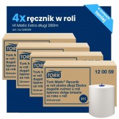 Multipack 4x 120059 Tork Matic H1 ręcznik ekstra długi w roli 280m