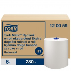 Multipack 4x 120059 Tork Matic H1 ręcznik ekstra długi w roli 280m