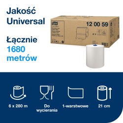 Multipack 4x 120059 Tork Matic H1 ręcznik ekstra długi w roli 280m