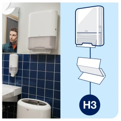 Starter Pack H3: Ręcznik 100278 + Dozownik Mini 553100