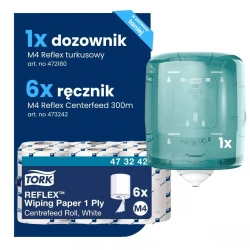 Starter Pack M4 : Ręcznik 473242 + Dozownik Reflex 473180