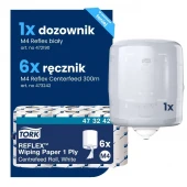 Starter Pack M4: Ręcznik 473242 + Dozownik Reflex 473190