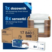 Starter Pack N10: Serwetki 17840 + Dozownik Xpressnap Snack 273003