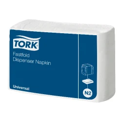 Multipack 2x karton serwetek 10933 Tork Fastfold N2 serwetki białe