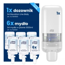 Starter Pack S4: Mydło w pianie 520501 + Dozownik mydła w płynie lub pianie 564500