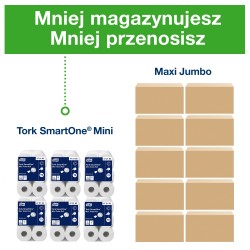 Starter Pack T9: Papier toal. 472193 + Dozownik SmartOne Mini 681008