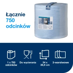 Multipack 2x 130080 Tork czyściwo pap. 255 m