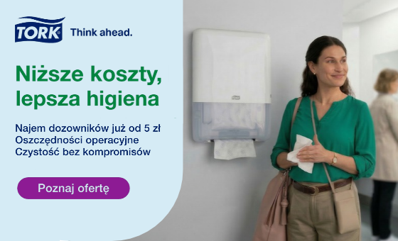 ROK POTRÓJNYCH OSZCZĘDNOŚCI_TORK (NIŻSZE KOSZTY, LEPSZA HIGIENA)