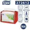 Tork Xpressnap® N4 dozownik serw.w składce Czerwo-22402