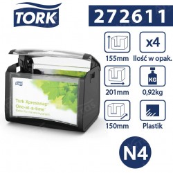 Tork Xpressnap® N4 dozownik serw. w składce Czarny-22401