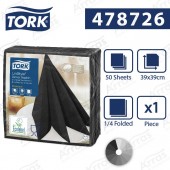 Tork Linstyle® czarna serwetka obiadowa 39x39-22827