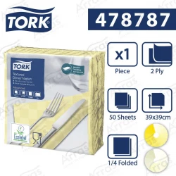 Tork Textured szampańska serwetka obiadowa 38x39 5-22832