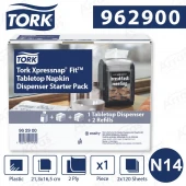 Tork Xpressnap Fit N14 dozownik+serwetki białe-23291