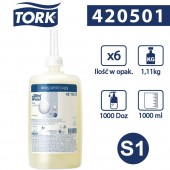 Tork S1 mydło w płynie delikatne kremowy 1000 ml-24574