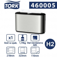Tork Xpress® H2 dozownik ręczników nablatowy INOX-24576
