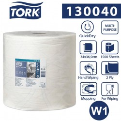 130040- Tork czyściwo papierowe 2w 510m 36,9 cm Biały W1-24651