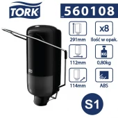Tork S1 dozownik do mydła w płyn. z łokciow Czarny-24745
