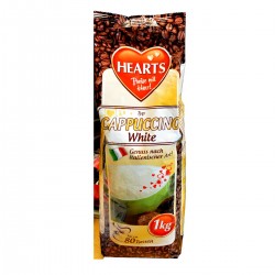 Hearts White Cappuccino 1kg-24898
