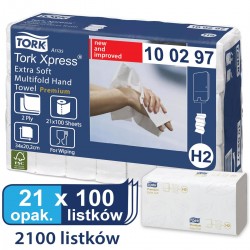 100297- Tork Xpress® H2 ręcznik ekstra miękki -24972