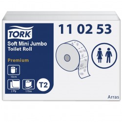110253 Tork Mini Jumbo T2 papier toaletowy miękki 170m-24981