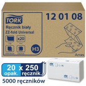 Tork H3 ręcznik biały ZZ-fold Uniw-25015
