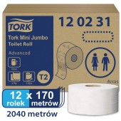 Tork Mini Jumbo T2 papier toaletowy 170m Biały-25040