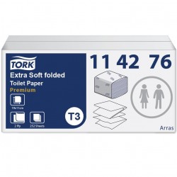 114276 Tork Folded T3 papier toaletowy extr miękk w skł.-25004