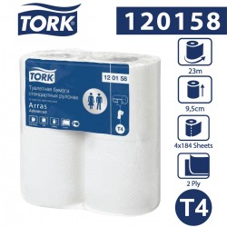 Tork T4 papier toalet. w rolce konw.23m 2w-25027
