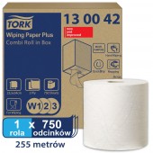 Tork czyściwo papierowe 2w 255m 23cm Biały W1/2/3-25101