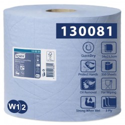130081 Tork czyściwo papierowe 3w 119m 23,5cm Blue W1/W2-25124