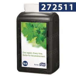 Tork Xpressnap® N4 dozownik serw. w składce Czarny-25223