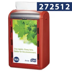 Tork Xpressnap® N4 dozownik serw.w składce Czerwon-25225