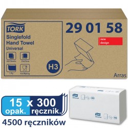 Tork Singlefold H3 ręcznik biały w składce ZZ-25263
