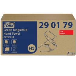 Tork Singlefold H3 ręcznk zielony Ecotex (ZZ)-25268